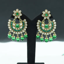Green Antique Necklace Set 19529-6712