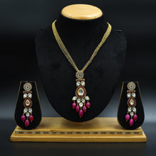 Light Weight Stylish Polki Pendant Set 4460-21
