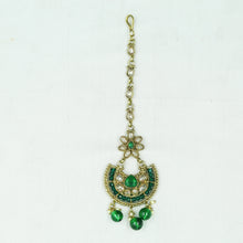 Green Antique Necklace Set 19529-6712