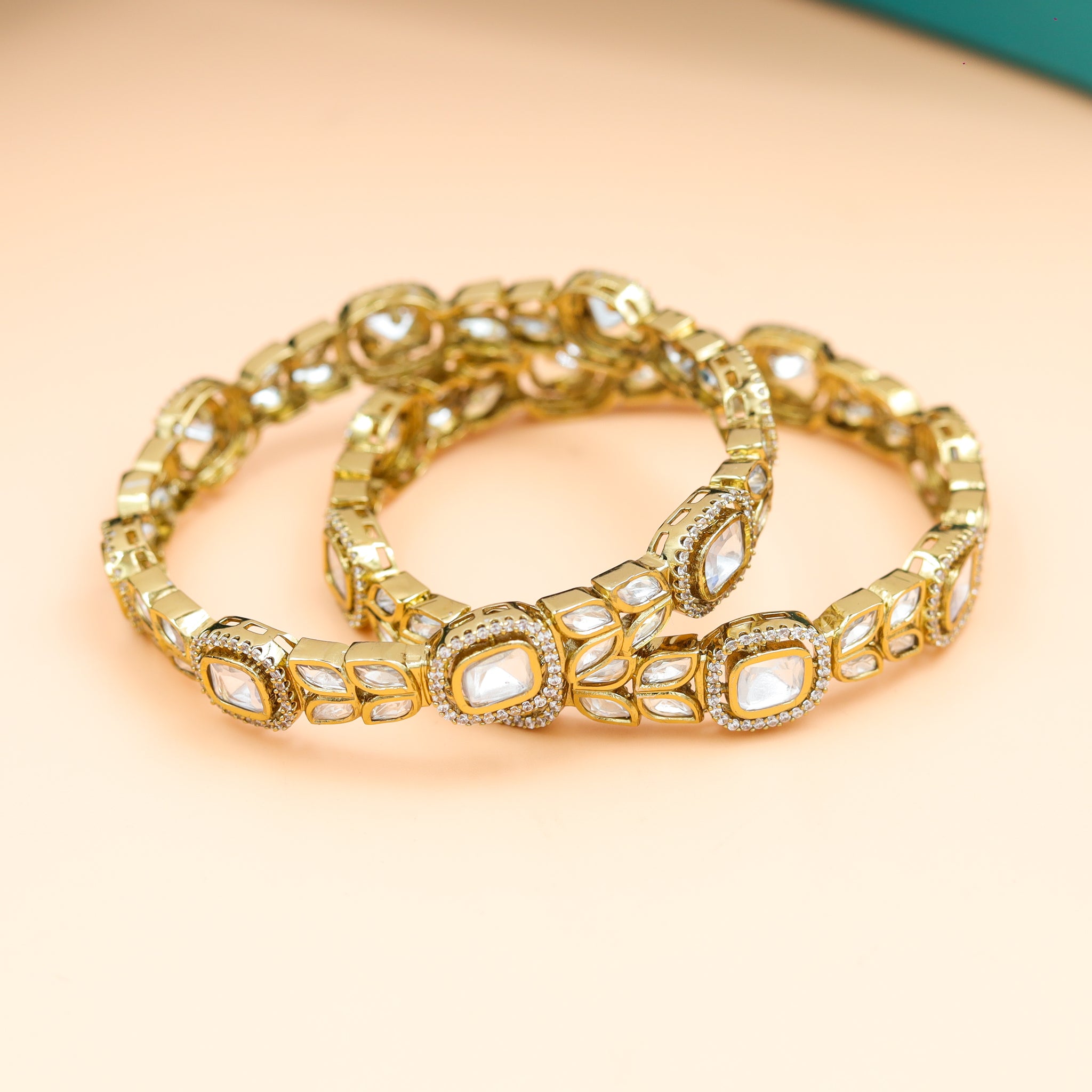 Kundan Bangles/Kada 10121-4
