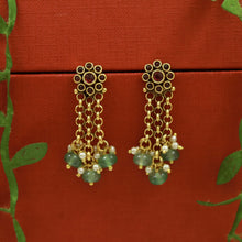 V Neck Antique Necklace Set 20694-28