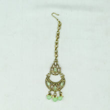 Mint Green Antique Necklace Set 12690-9225