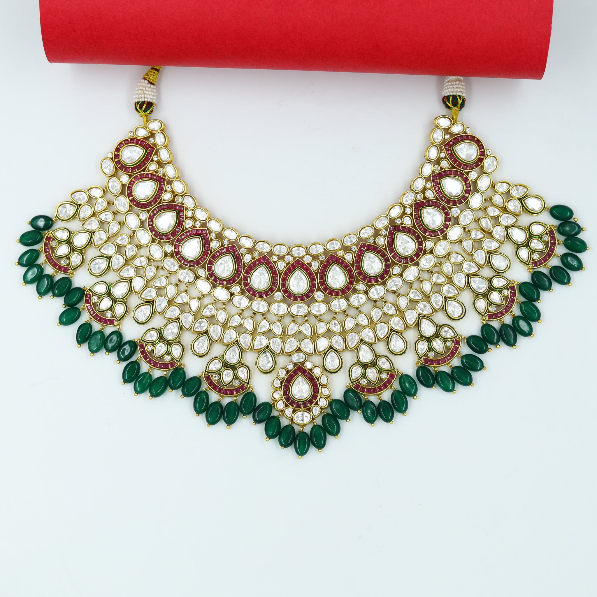 Choker Polki Necklace Set 11662-21