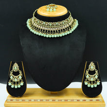 Mint Green Antique Necklace Set 12690-9225