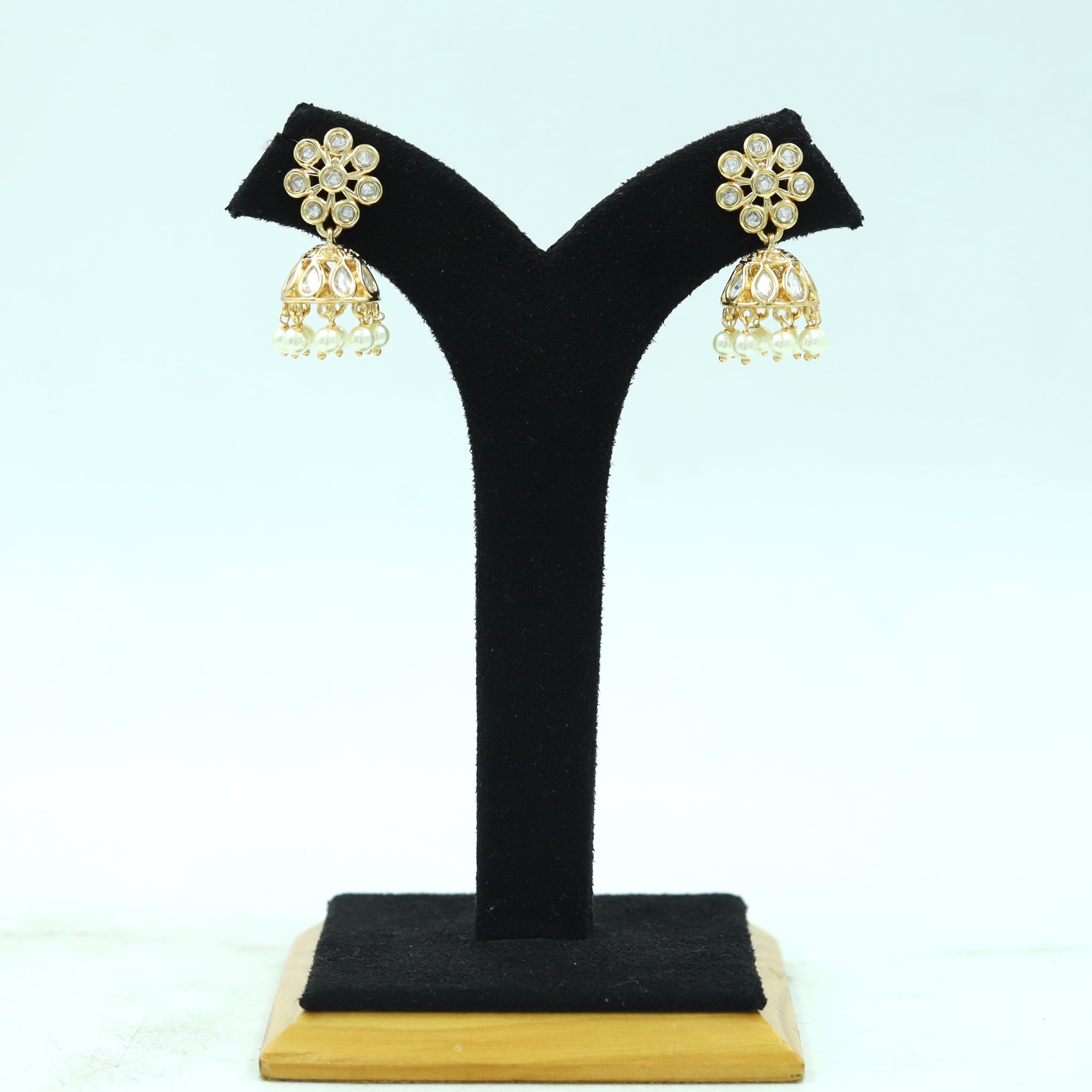 Jhumki Kundan Earring 16743-28