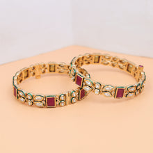 Kundan Bangles/Kada 10114-4
