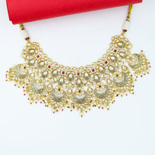 Bridal Round Neck Kundan Necklace Set 12203-28