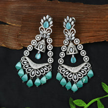 Mint Green Zircon/AD Earring 9853-4995