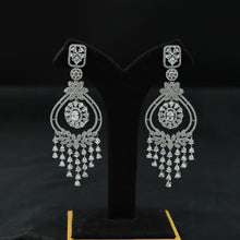 Silver Polish Zircon/AD Earring 6717-69