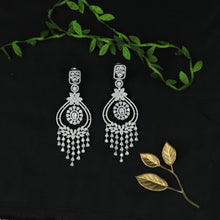 Silver Polish Zircon/AD Earring 6717-69