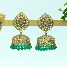 Green Antique Earrings 7719-1390