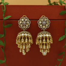 Layer Jhumki Kundan Earring 21864-34