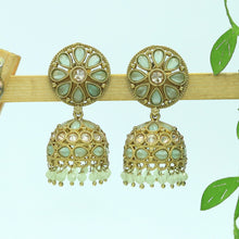 Mint Green Antique Earrings 19807-6991