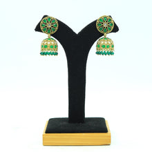 Green Antique Earrings 19806-6990