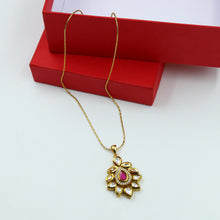 Kundan Pendant Set Light 8433-73