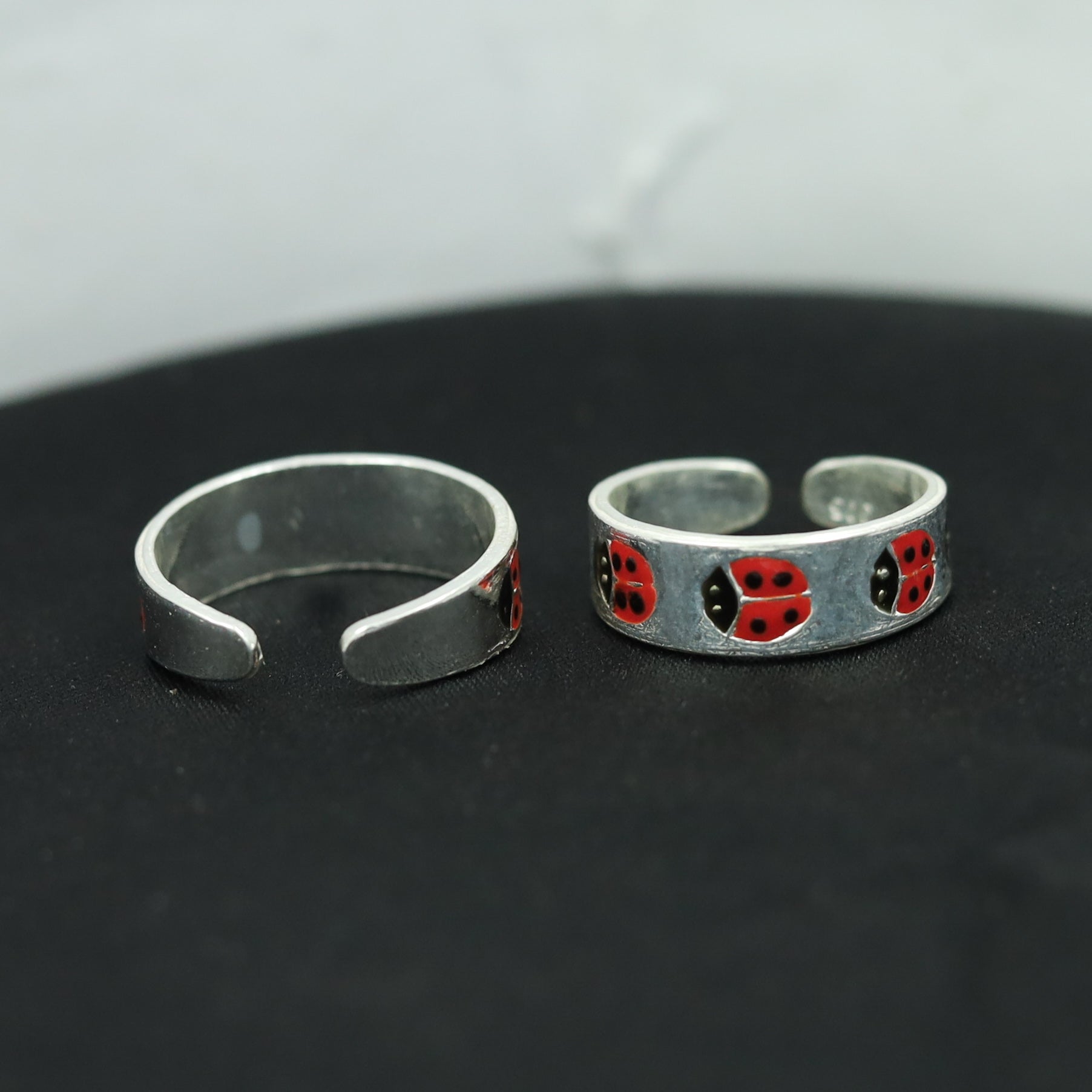 Multi 925 Hallmarked Pure Silver Toe Ring 17262-4410