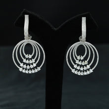 6545-1225 Silver AD/Zircon Earring
