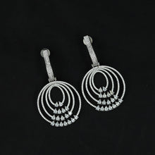 6545-1225 Silver AD/Zircon Earring