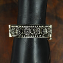 Silver Oxidized Bangles/Kada 7712-82