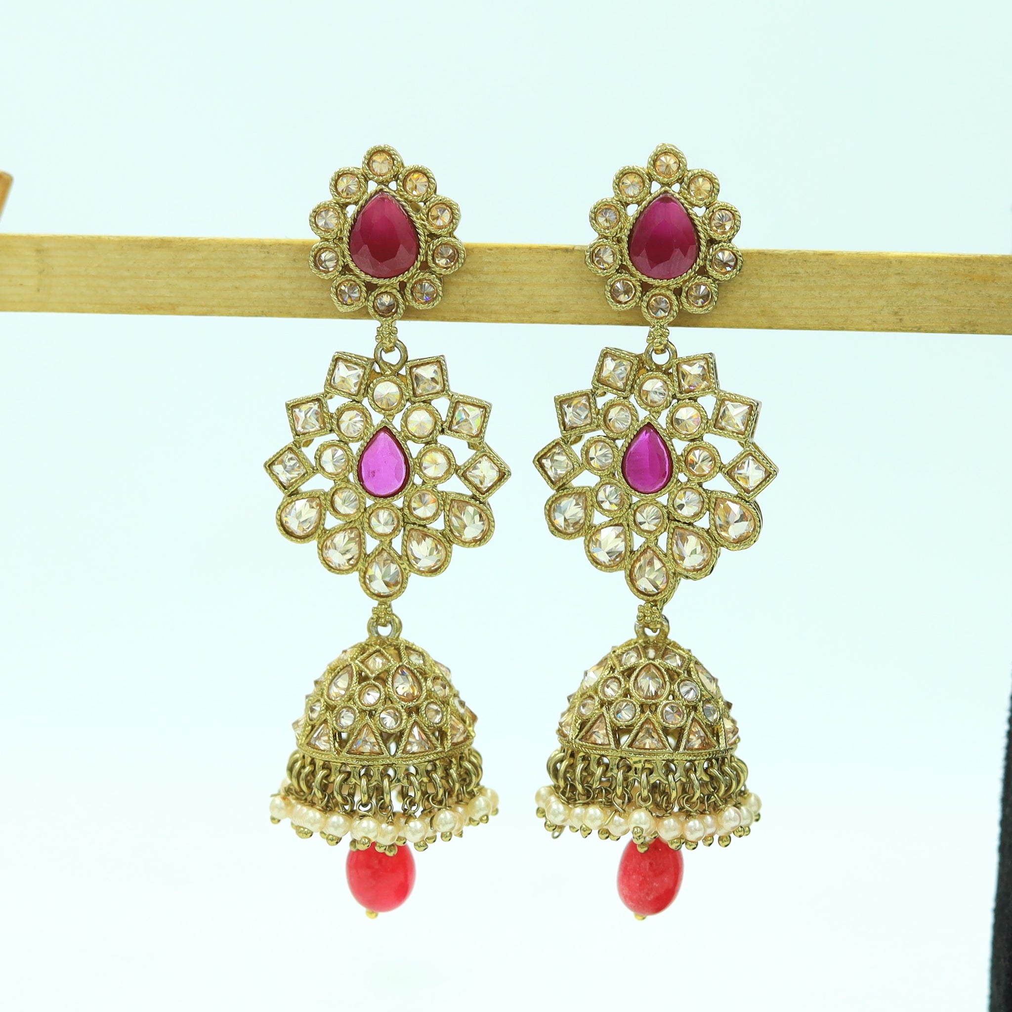 Ruby Antique Earrings 7682-1311