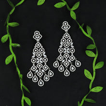 Black Zircon/AD Earring 13227-0079