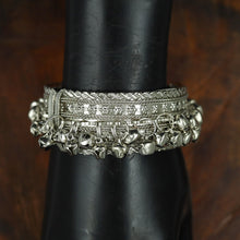 Silver Oxidized Bangles/Kada 7589-82