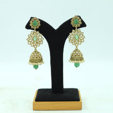 Mint Green Antique Earrings 7682-1313