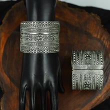 Silver Oxidized Bangles/Kada 7588-82