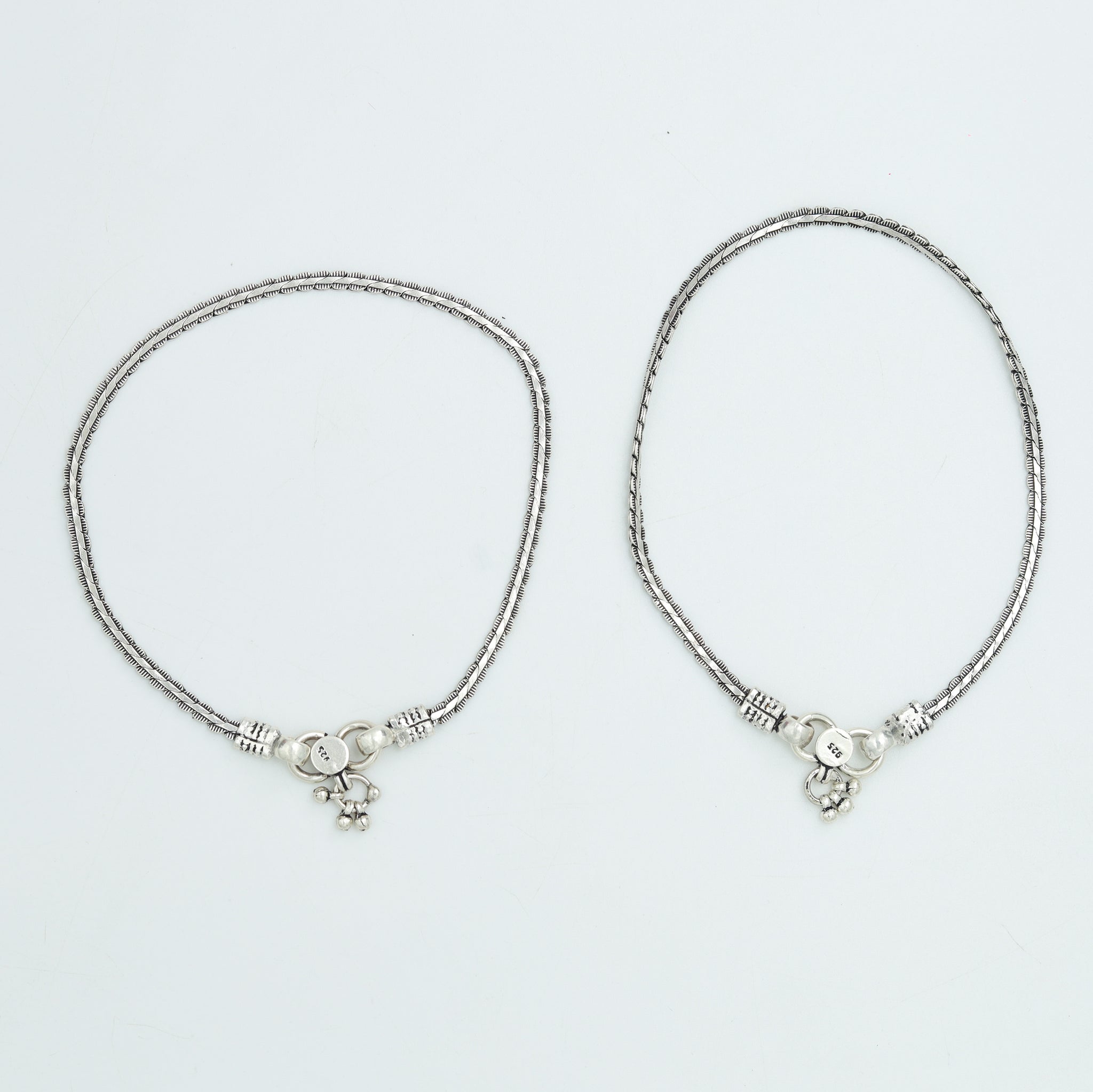Pure Silver 925 Hallmarked Anklet  14827-1968