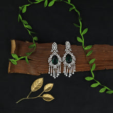 Danglers Zircon/AD Earring 7385-34