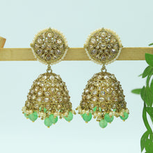 Mint Green Antique Earrings