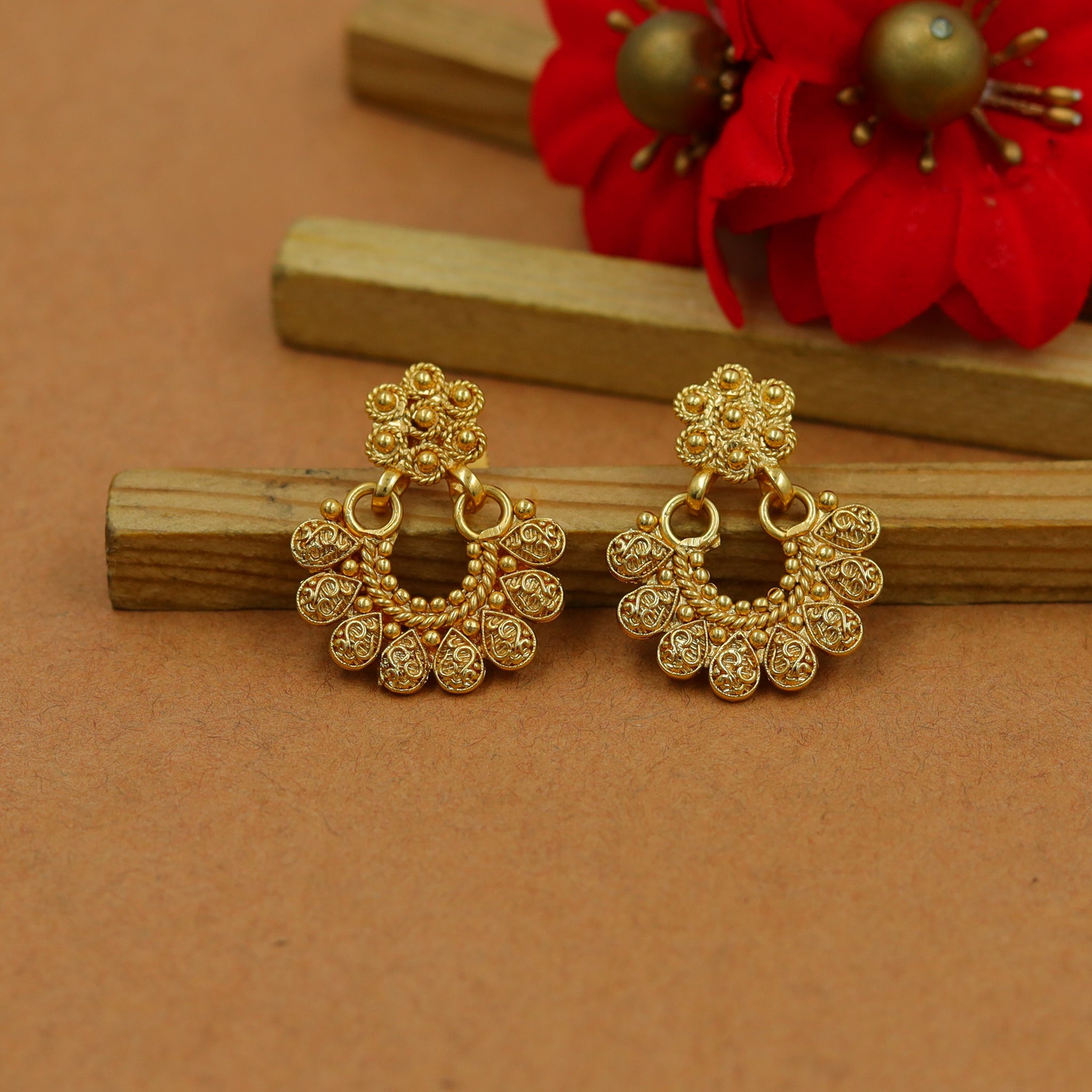 Gold Look Necklace Set 15034-33