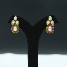 Round Neck Polki Necklace Set 11847-21