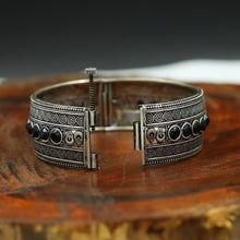 Silver Oxidized Bangles/Kada 1341-31