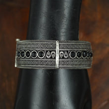 Silver Oxidized Bangles/Kada 1341-31