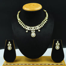 Round Neck Polki Necklace Set 11846-21