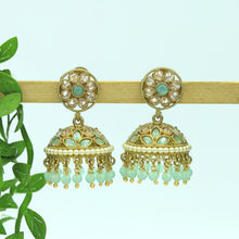Mint Green Antique Earrings 12837-9405
