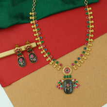 Sabyasachi Inspired Round Neck Kundan Necklace Set 16038-87