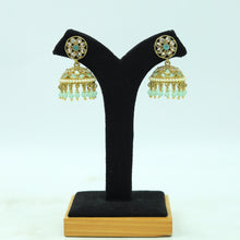 Mint Green Antique Earrings 12837-9405