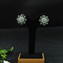 Silver Polish Zircon/AD Earring 6716-69
