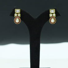Round Neck Polki Necklace Set 11845-21