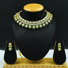 Round Neck Polki Necklace Set 11845-21