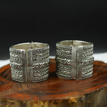Silver Oxidized Bangles/Kada 5056-R-1