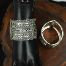 Silver Oxidized Bangles/Kada 5056-R-1