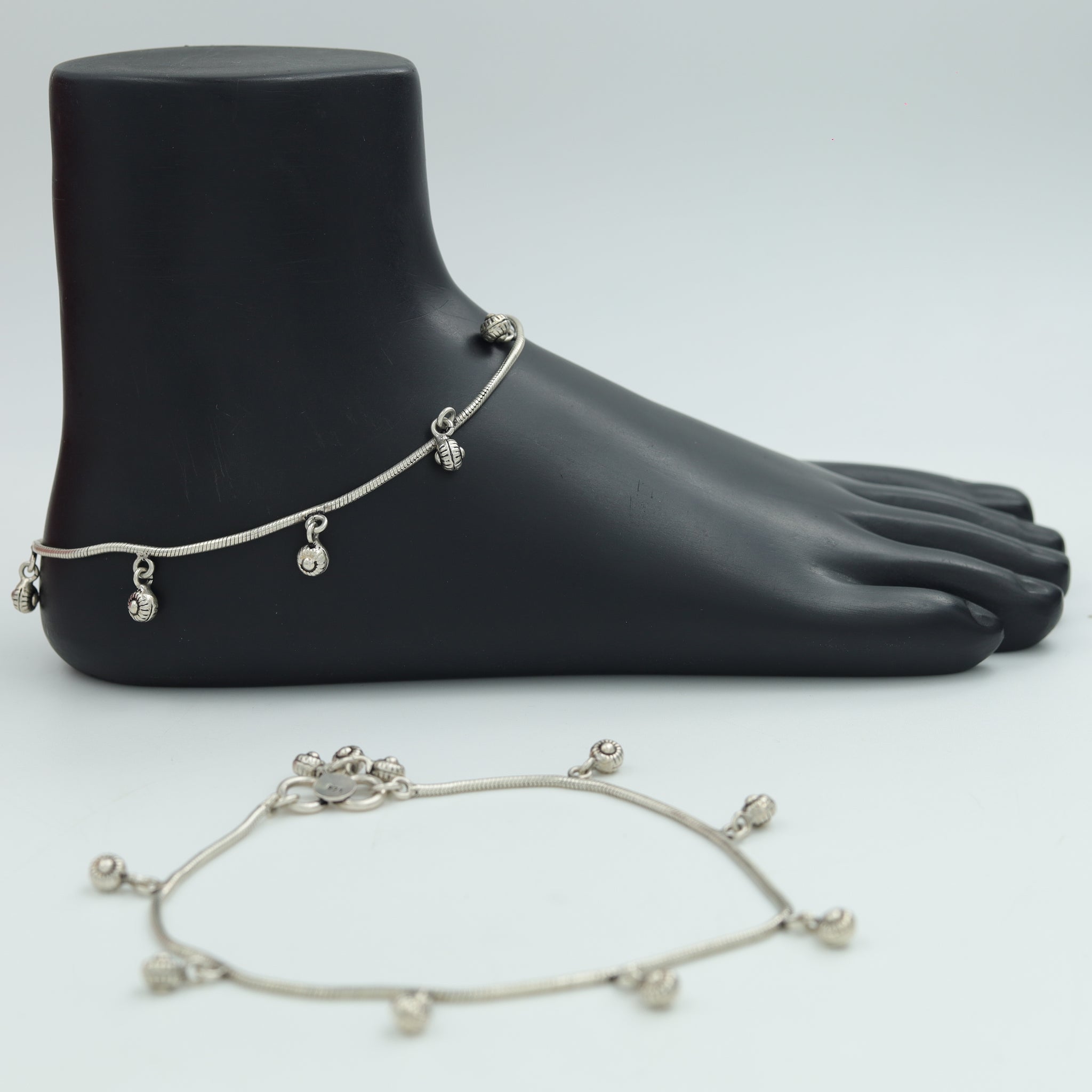 Pure Silver 925 Hallmarked Payal/Anklet 14831-1972