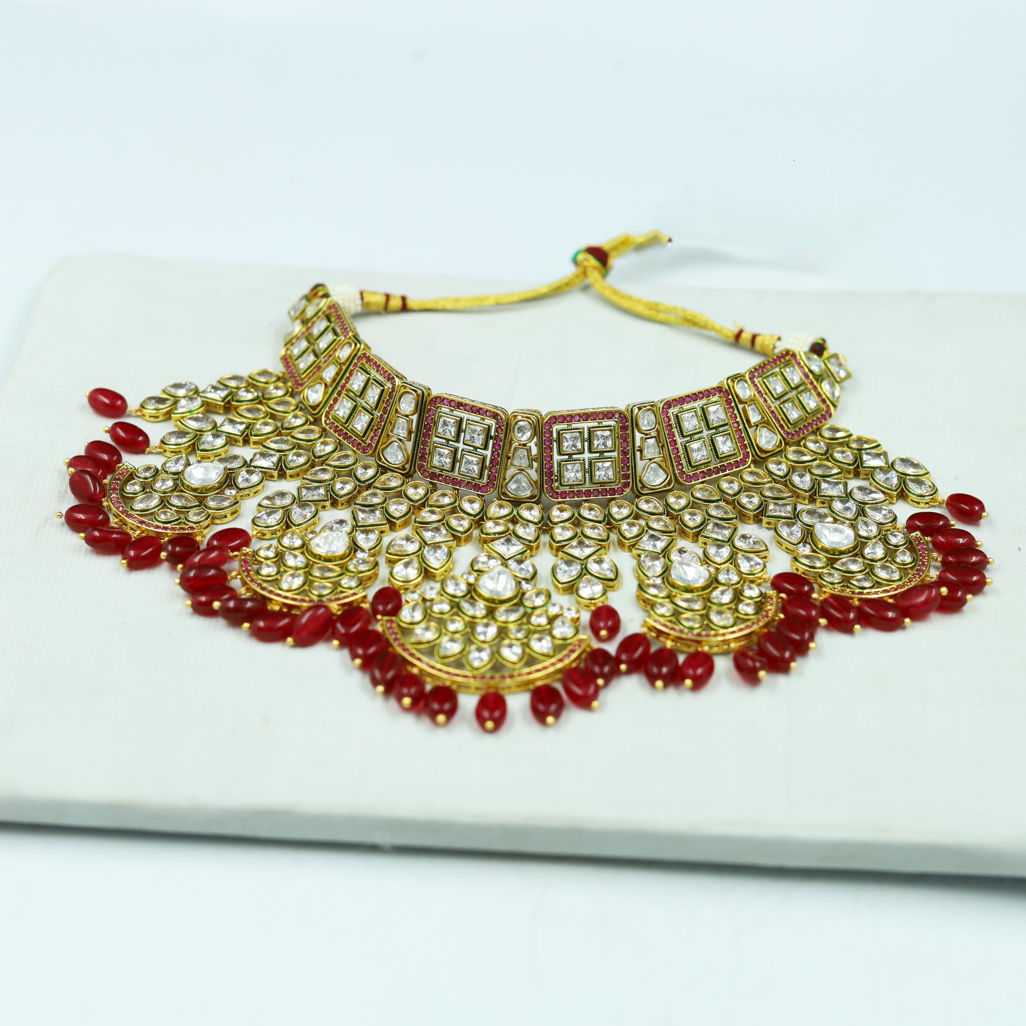 Choker Polki Necklace Set 11850-21