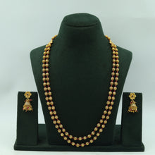 2 Line Gold Plated Beads Mala Set 16340-21