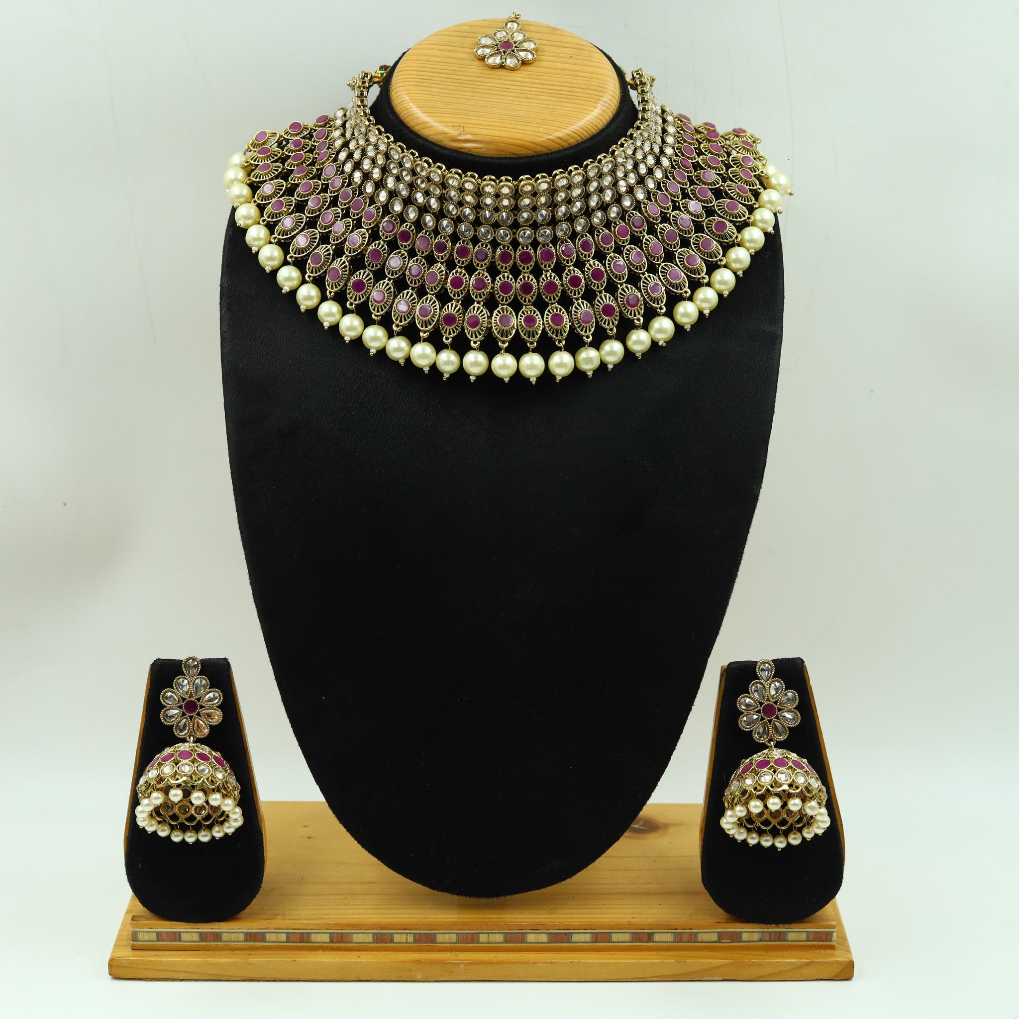Choker Antique Necklace Set 4634-33