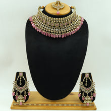 Pink Antique Choker Set 19519-6702