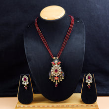 Medium Size Polki Pendant Set 10982-21